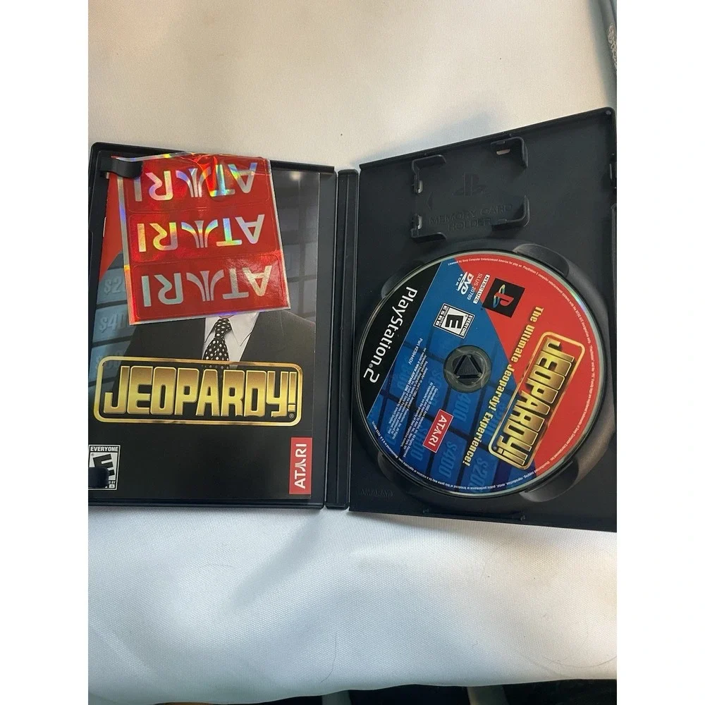 Jeopardy Sony PlayStation 2 PS2 Video Game Sealed New Atari Alex Trebek‎ Trivia